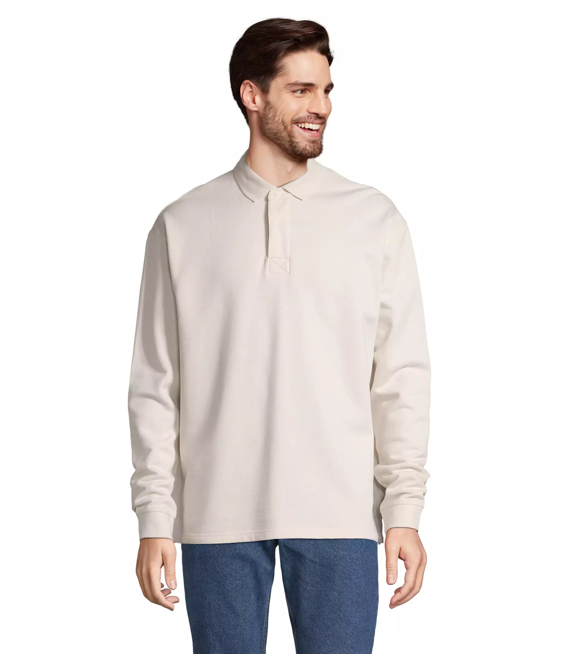 Sweat-shirt col polo