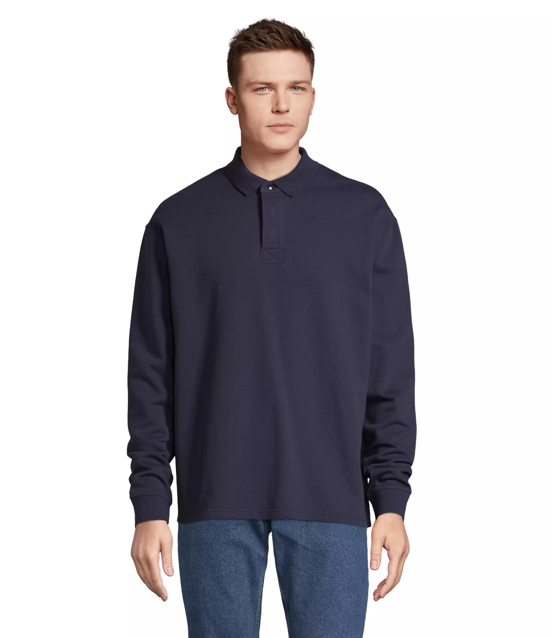 Sweat-shirt col polo