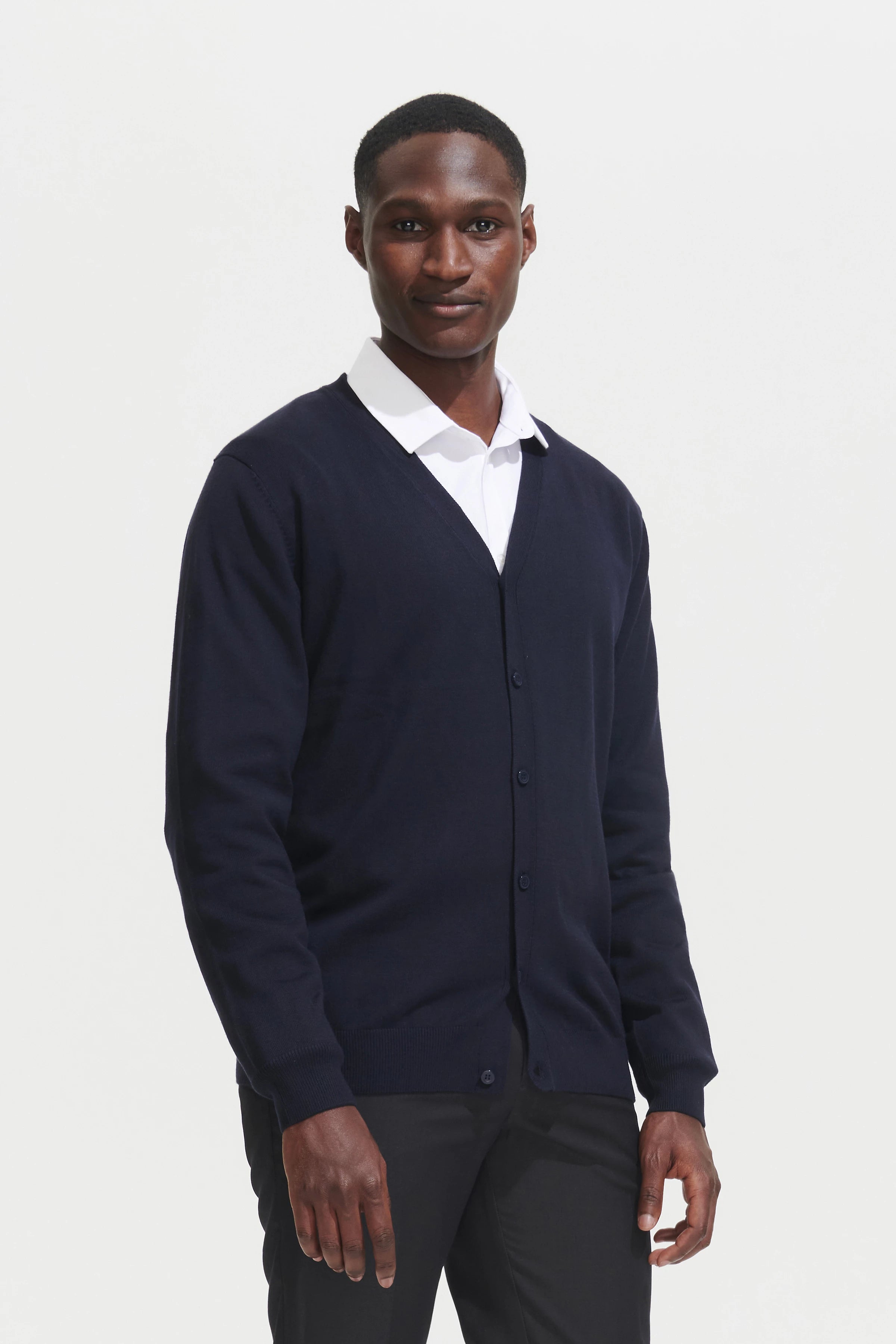 Gilet homme boutonné col v 